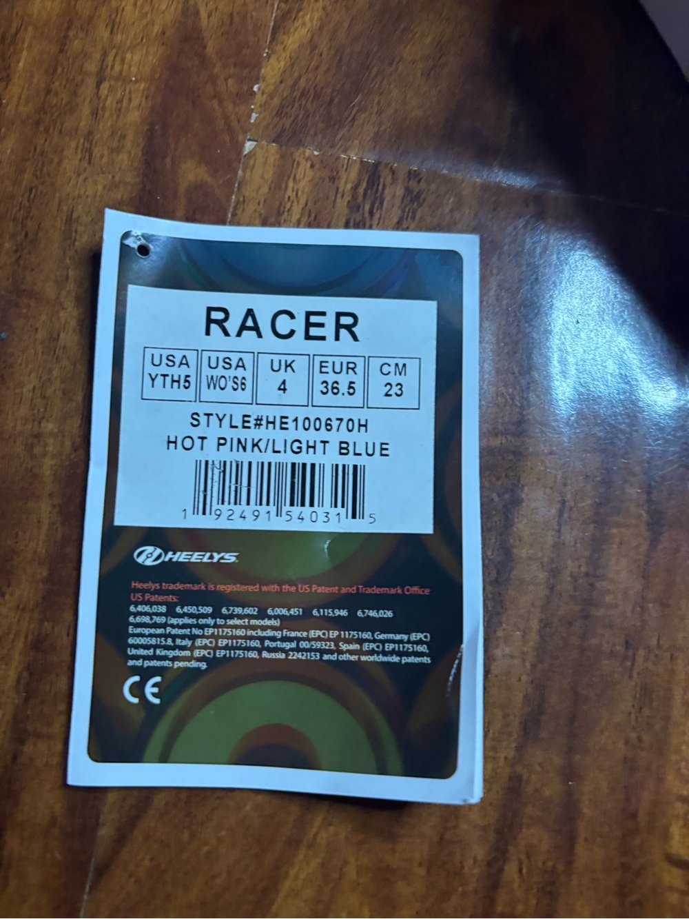 HEELYS Racer Wheeled Shoes - RARE - Picture 7 of 11